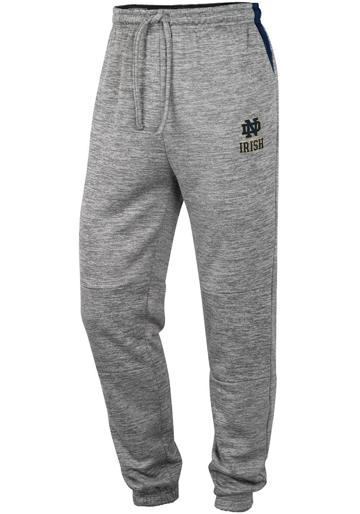 Notre Dame Fighting Irish Mens Colosseum HEATHERGREY Worlds To Conquer Pants