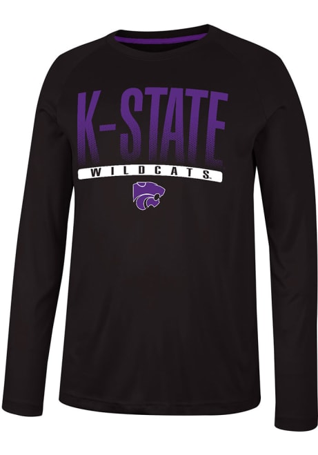 Mens K-State Wildcats Black Colosseum Takagi Long Sleeve T-Shirt