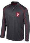 Main image for Colosseum Indiana Hoosiers Mens Black Cameron Long Sleeve 1/4 Zip Pullover