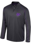 Main image for Colosseum K-State Wildcats Mens Black Cameron Long Sleeve 1/4 Zip Pullover
