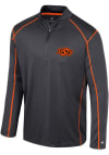 Main image for Colosseum Oklahoma State Cowboys Mens Black Cameron Long Sleeve 1/4 Zip Pullover