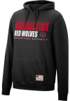 Main image for Colosseum Arkansas State Red Wolves Mens Black Team Name Mascot Authentic Long Sleeve Hoodie
