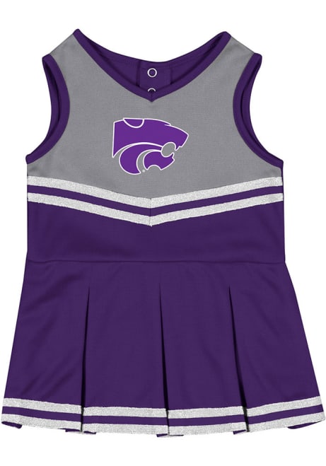 Baby K-State Wildcats Purple Colosseum Time for Recess Cheer Set