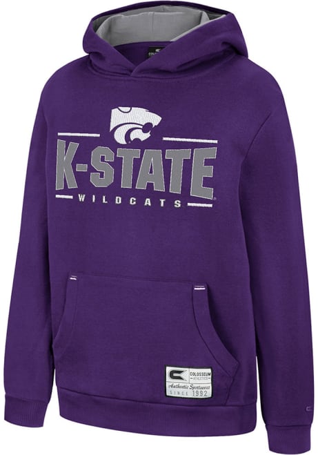 Youth K-State Wildcats Purple Colosseum Lead Guitarists Long Sleeve Hooded Sweatshirt