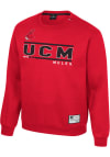 Main image for Colosseum Central Missouri Mules Mens Red Ill Be Back Long Sleeve Crew Sweatshirt
