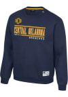 Main image for Colosseum Central Oklahoma Bronchos Mens Navy Blue Ill Be Back Long Sleeve Crew Sweatshirt