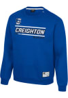 Main image for Colosseum Creighton Bluejays Mens Blue Ill Be Back Long Sleeve Crew Sweatshirt