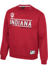 Main image for Colosseum Indiana Hoosiers Mens Crimson Ill Be Back Long Sleeve Crew Sweatshirt