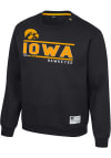 Main image for Mens Iowa Hawkeyes Black Colosseum Ill Be Back Crew Sweatshirt