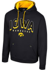 Main image for Mens Iowa Hawkeyes Black Colosseum Ill Be Back Hooded Sweatshirt