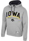 Main image for Colosseum Iowa Hawkeyes Mens Grey Ill Be Back Long Sleeve Hoodie