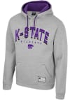 Main image for Colosseum K-State Wildcats Mens Grey Ill Be Back Long Sleeve Hoodie