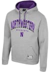 Main image for Mens Northwestern Wildcats Grey Colosseum Ill Be Back Hooded Sweatshirt