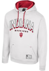 Main image for Colosseum Indiana Hoosiers Mens White Ill Be Back Long Sleeve Hoodie