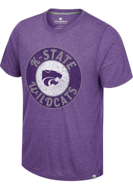 K-State Wildcats Purple Colosseum Come With Me Short Sleeve Fashion T Shirt