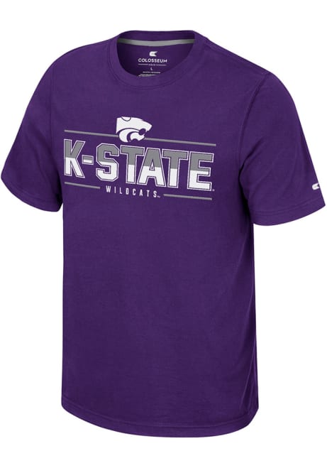 K-State Wildcats Purple Colosseum Resistance Short Sleeve T Shirt