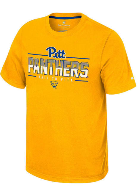 Pitt Panthers Gold Colosseum Resistance Short Sleeve T Shirt