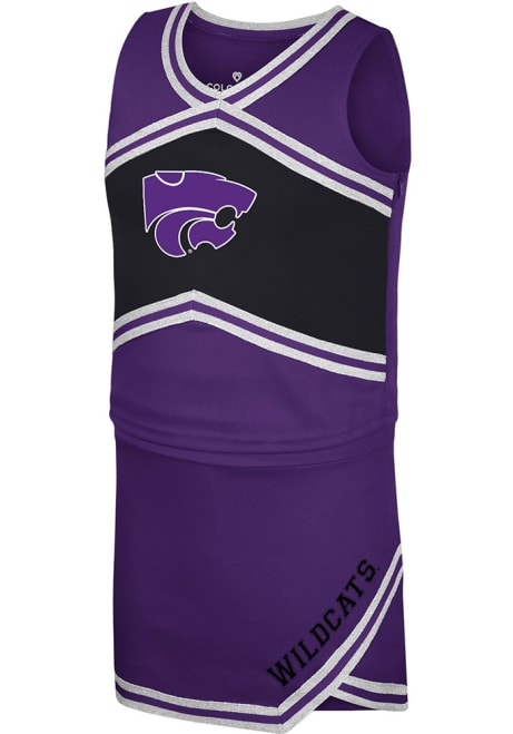 Girls K-State Wildcats Purple Colosseum Time for Recess Cheer Set