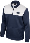 Main image for Colosseum Penn State Nittany Lions Mens Navy Blue Lewis Long Sleeve 1/4 Zip Pullover