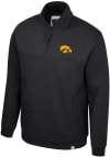 Main image for Colosseum Iowa Hawkeyes Mens Black Nippy Long Sleeve 1/4 Zip Pullover