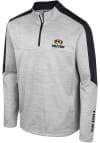Main image for Colosseum Missouri Tigers Mens Grey Cousins Long Sleeve 1/4 Zip Pullover