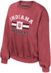 Main image for Womens Indiana Hoosiers Cardinal Colosseum Audrey Crew Sweatshirt