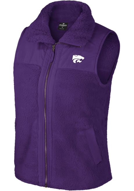 Womens K-State Wildcats Purple Colosseum Ellen Vest