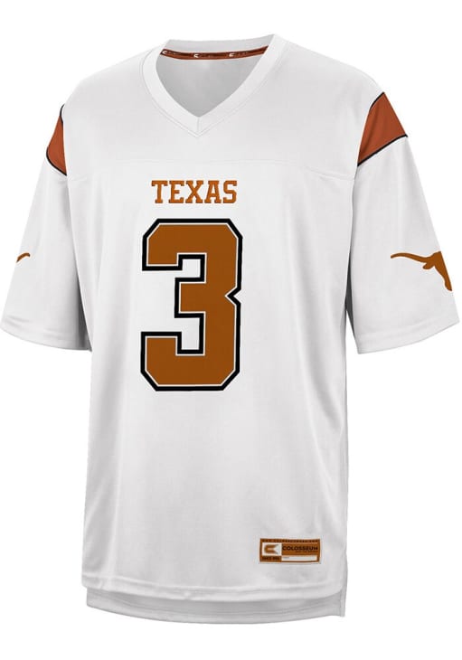 Quinn Ewers  Colosseum Texas Longhorns White Replica Football Jersey