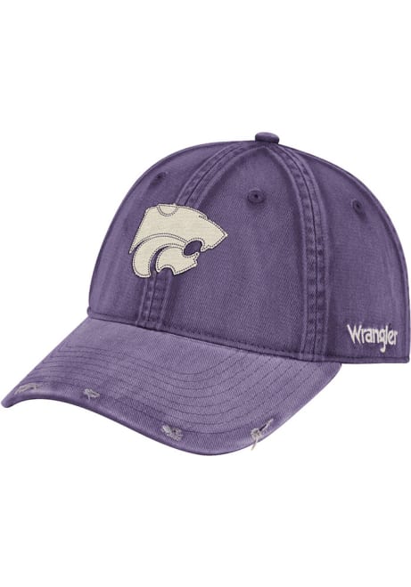 Wrangler Purple K-State Wildcats Wrangler Vintage Ball Cap Adjustable Hat