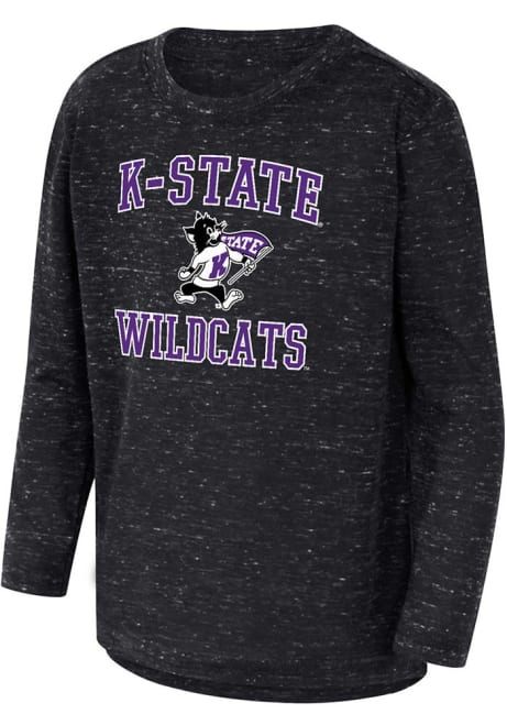 Toddler K-State Wildcats Black Colosseum SMU-Knobby Long Sleeve T-Shirt