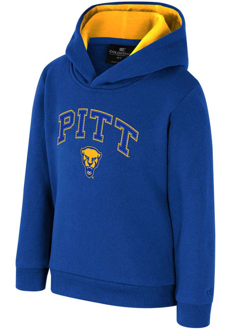 Toddler Pitt Panthers Blue Colosseum Centauri Long Sleeve Hooded Sweatshirt