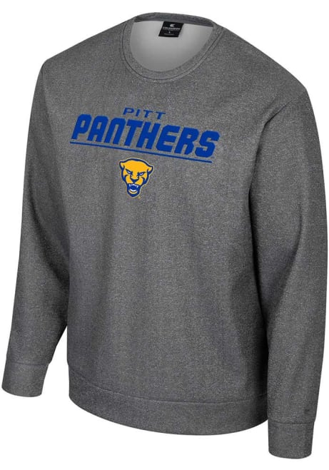 Mens Pitt Panthers Charcoal Colosseum Clark Sweatshirt