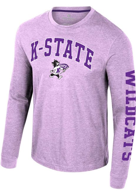 Mens K-State Wildcats Lavender Colosseum Reese Tee