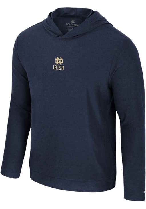 Colosseum Notre Dame Fighting Irish Mens Navy Blue Strauss Hood
