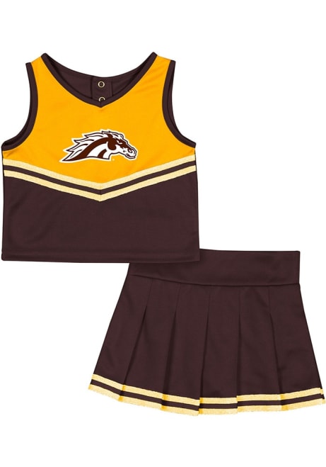 Toddler Girls Western Michigan Broncos Gold Colosseum Time for Recess Cheer Sets