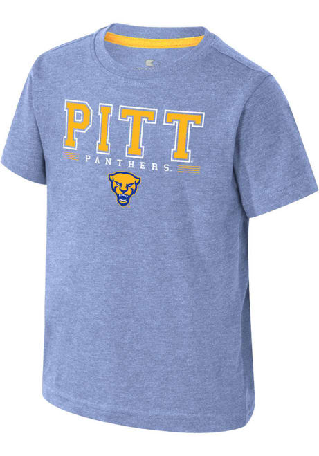 Toddler Pitt Panthers Blue Colosseum Hawkins Short Sleeve T-Shirt