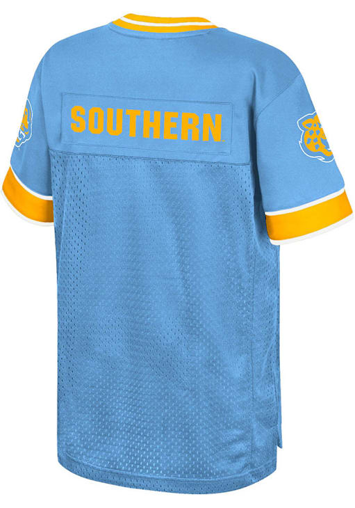 Colosseum Southern University Jaguars Youth Light Blue Nothing But The Hits Football Jersey
