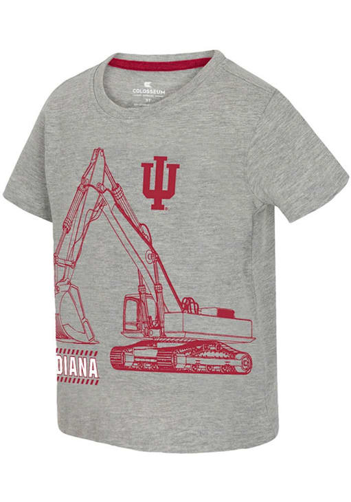 Colosseum Indiana Hoosiers Toddler Cardinal Excavator Short Sleeve T-Shirt