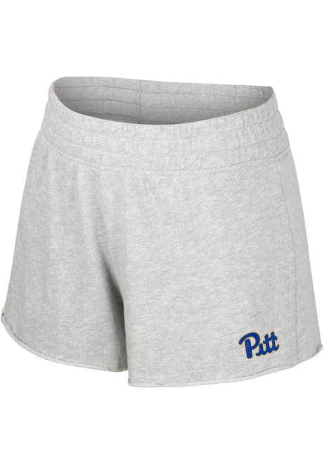 Womens Pitt Panthers Grey Colosseum Featherington Shorts