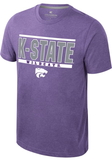 K-State Wildcats Purple Colosseum Bend Short Sleeve T Shirt