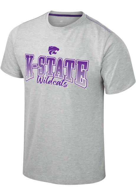 K-State Wildcats Grey Colosseum Roy Short Sleeve T Shirt