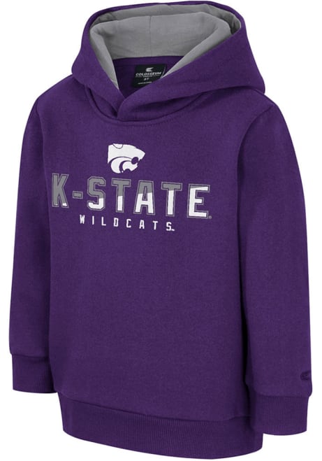 Toddler K-State Wildcats Purple Colosseum Lead Guitarists Long Sleeve Hooded Sweatshirt