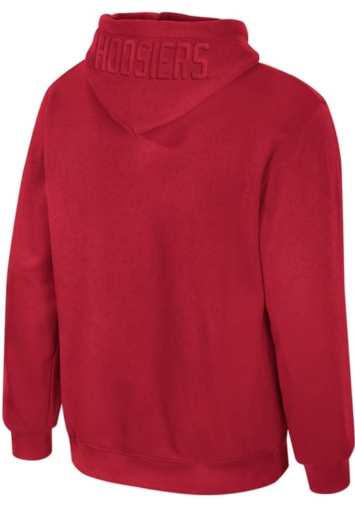 Colosseum Indiana Hoosiers Mens Crimson New Member Long Sleeve Hoodie