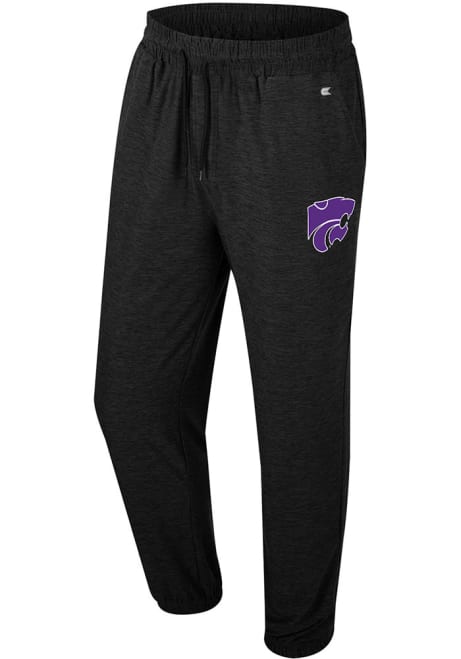 Mens K-State Wildcats Black Colosseum Revolution Jogger Pants