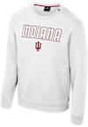 Main image for Mens Indiana Hoosiers White Colosseum Zion Crew Sweatshirt