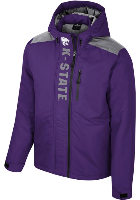 Mens K-State Wildcats Purple Colosseum The One Full Zip Heavyweight Jacket