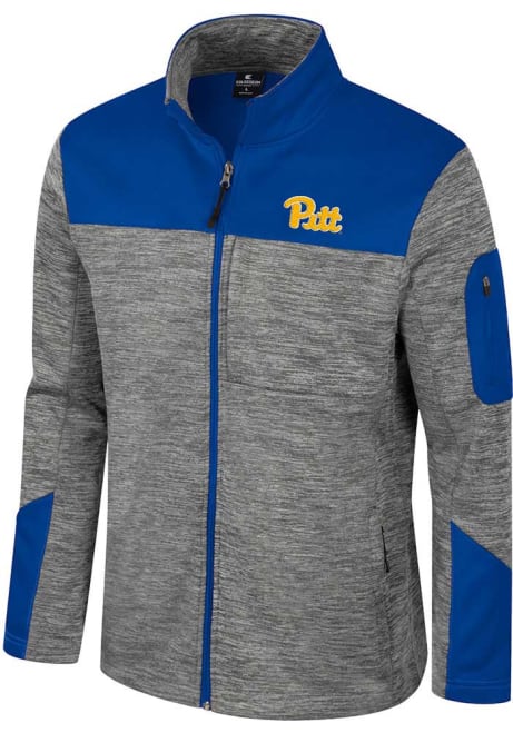 Mens Pitt Panthers Grey Colosseum Guard Medium Weight Jacket