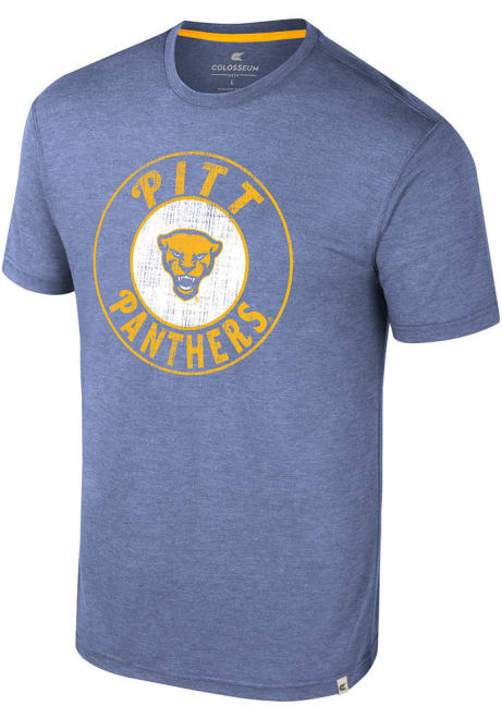 Pitt Panthers Blue Colosseum Virtual Reality Short Sleeve Fashion T Shirt