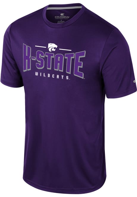 K-State Wildcats Purple Colosseum Two Pills Short Sleeve T Shirt