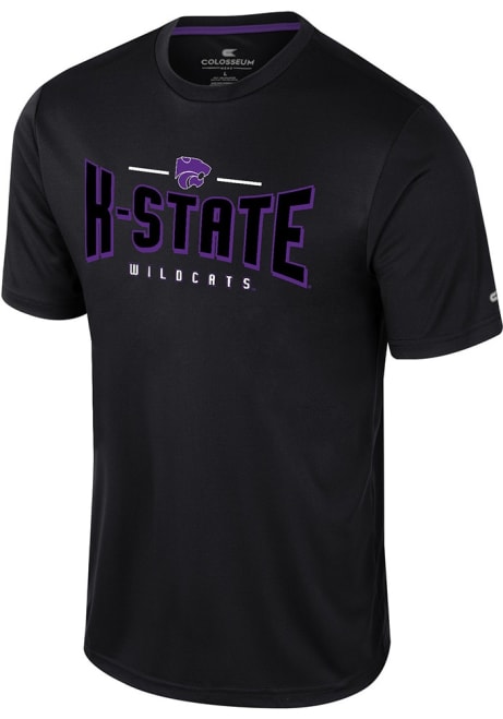 K-State Wildcats Black Colosseum Two Pills Short Sleeve T Shirt